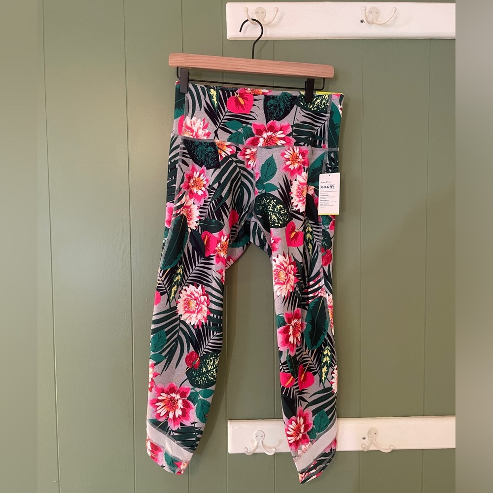 OldNavy tropical ⅞ Ankle leggings